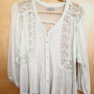 Sheer Pheasant Top - Size S/M - Mint -NWOT